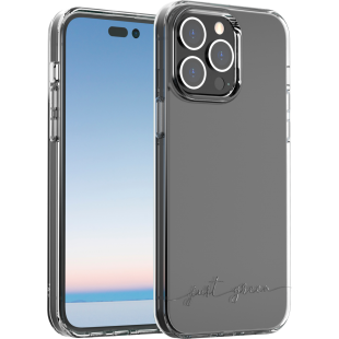 Coque iPhone 14 Pro Max Infinia Transparente - 100% Plastique recyclé Certifié GRS Just Green