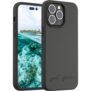 Coque iPhone 14 Pro Max Natura Noire - Eco-conçue Just Green