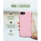 Coque iPhone SE 2022/SE/8/7/6S/6 Natura Baby Pink - Eco-conçue Just Green