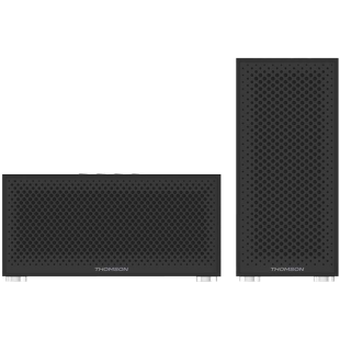 Pack base et enceinte satellite MR100 Thomson noires