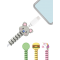 Pack de 4 identifcateurs de câble Licorne + Koala + Burger + Vert Bigben