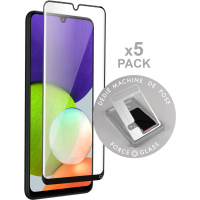 Pack de 5 Protège écrans Samsung G A21s Original Garanti à vie - Pour machine de pose Force Glass