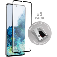 Pack de 5 Protège écrans Samsung G A71 Original Garanti à vie - Pour machine de pose Force Glass