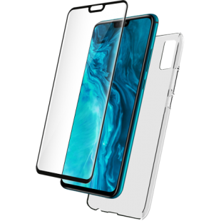 Pack Honor 9X Lite Coque Transparente + Verre trempé Bigben