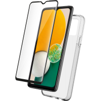 Pack Samsung G A13 4G Coque Transparente + Verre trempé Bigben