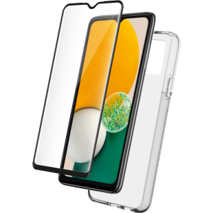 Pack Samsung G A13 4G Coque Transparente + Verre trempé Bigben