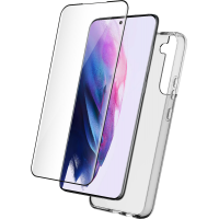 Pack Samsung G S22+ 5G Coque Transparente + Verre trempé Bigben