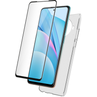 Pack Xiaomi Mi 10T Lite Coque Transparente + Verre trempé Bigben