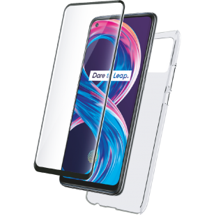 Pack RealMe 8 5G Coque Transparente + Verre trempé Bigben