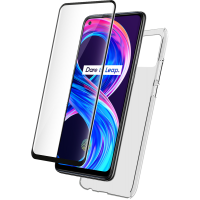 Pack RealMe 8 Pro 4G Coque Transparente + Verre trempé Bigben