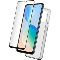 Pack Vivo Y76 5G Coque Transparente + Verre trempé Bigben