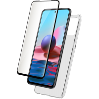 Pack Xiaomi Redmi Note 10/10s Coque Transparente + Verre trempé Bigben