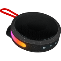 Enceinte Bluetooth® PARTY NANO avec effets lumineux avec dragonne Noire Party