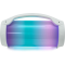 Enceinte Bluetooth® PARTY LITE avec effets lumineux avec micro Blanche Party
