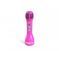 Microphone Bluetooth® 2 en 1 Karaoké et Enceinte PARTY MIC Rose Party