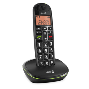 DECT sans fil PhoneEasy 100W Noir Doro