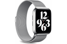 Bracelet Milanese pour Apple Watch Taille Unique 42 à 45mm Argent Puro