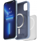 Coque iPhone 14 Plus Silicone Icon Compatible MagSafe Bleue Puro