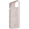 Coque iPhone 14 Plus Silicone Icon Compatible MagSafe Rose Puro