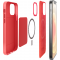 Coque Compatible MagSafe SKYMAG Rouge pour iPhone 12 / 12 Pro Puro
