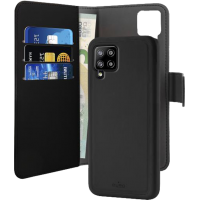 Folio Coque Magnétique 2 en 1 Noir pour Samsung G A42 5G Puro