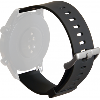 Bracelet Silicone Icon pour Universel 20mm Noir Puro