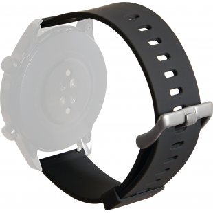 Bracelet Silicone Icon pour Universel 20mm Noir Puro