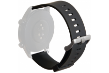 Bracelet Silicone Icon pour Universel 20mm Noir Puro