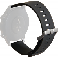 Bracelet Silicone Icon pour Universel 22mm Noir Puro