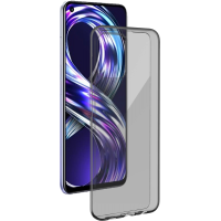Coque RealMe 8i Silisoft souple Noire Bigben