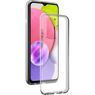 Coque Samsung G A03 Silisoft souple Transparente Bigben