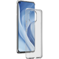 Coque Xiaomi Redmi Note 11 4G / 11S 4G Silisoft souple Transparente Noire Bigben