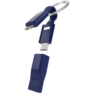 Câble porte-clés 5 en 1 High Five® Bleu Allroundo®