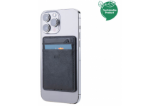 Batterie de secours 3000mAh avec Porte-Carte Compatible MagSafe avec puce NFC Noir Xoopar