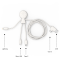 Câble Mr BIO USB A+C/micro USB & USB C & Lightning 1m Blanc Xoopar