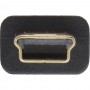 Câble plat InLine® USB 2.0 USB A mâle vers Mini-B 5 broches noir / or 5m