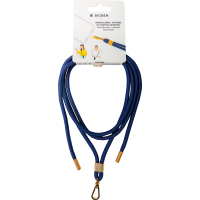 Bandoulière Universelle Amovible Longueur Ajustable Bleu Marine avec Détail Gold Bigben