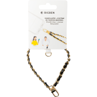 Dragonne Universelle Amovible Chaine Gold + Noir Bigben