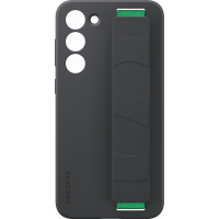 Coque Samsung G S23+ 5G Silicone avec lanière Noire Samsung