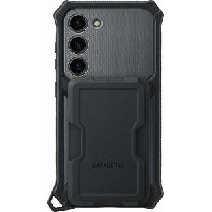 Coque Renforcée Samsung G S23 5G avec support amovible Grise Samsung