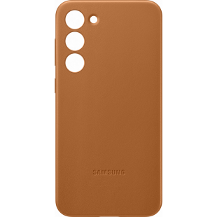 Coque Samsung G S23+ 5G en Cuir Camel Samsung