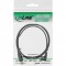 InLine® USB Type A mâle à Mini-USB mâle 5 broches coudées à 90 ° noir 1m
