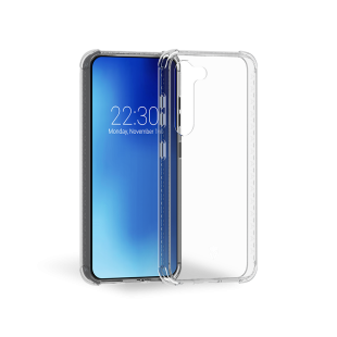 Coque Renforcée Samsung G S23 5G AIR Garantie à vie Transparente - 50% Plastique recyclé Force Case