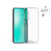 Coque Renforcée Samsung G S23+ 5G FEEL Made in France Garantie à vie Transparente - 50% Plastique recyclé Force Case