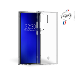 Coque Renforcée Samsung G S23 Ultra 5G PULSE Made in France Garantie à vie Transparente Force Case