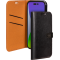 Folio Wallet iPhone 14 Pro Noir avec languette de fermeture Bigben