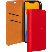 Folio Wallet iPhone 14 Plus Rouge avec languette de fermeture Bigben