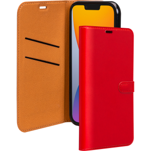 Folio Wallet iPhone 14 Plus Rouge avec languette de fermeture Bigben