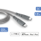 Câble Ultra-renforcé USB C/Lightning 1,2m 3A Garanti à vie Gris - 100% Plastique recyclé Force Power