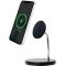 Double Chargeur induction Compatible MagSafe 15W Stand Noir Bigben